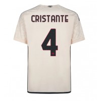 Koszulka piłkarska AS Roma Bryan Cristante #4 Strój wyjazdowy 2023-24 tanio Krótki Rękaw